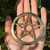 Pentagram Cut-Out Brass Altar Tile – Gold or Silver