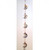 5 Crescent Moon Brass Wind Chime