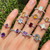 Gemstone Engagement Style Ring