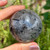 Black Tourmaline and Quartz Sphere