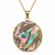 Gold Abalone Shell Necklace