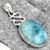 Larimar (Dominican Republic) Oval Pendant

Larimar ~ A powerful healing and communication stone.Activates the throat chakra.Strong connection to the sky and the sea.Promotes relaxation and eases anxiety.