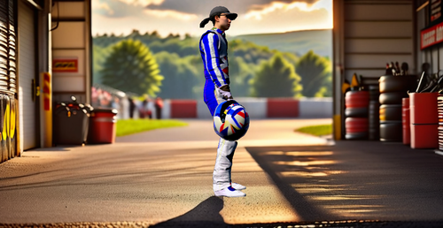 Blue Zigzag Race Uniform Template