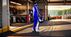 Blue Zigzag Race Uniform Template