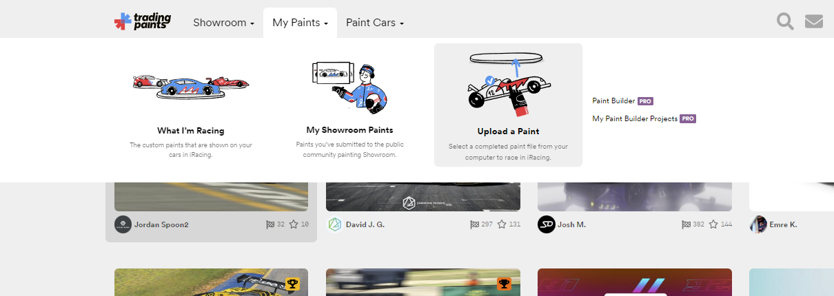 Upload a Paint