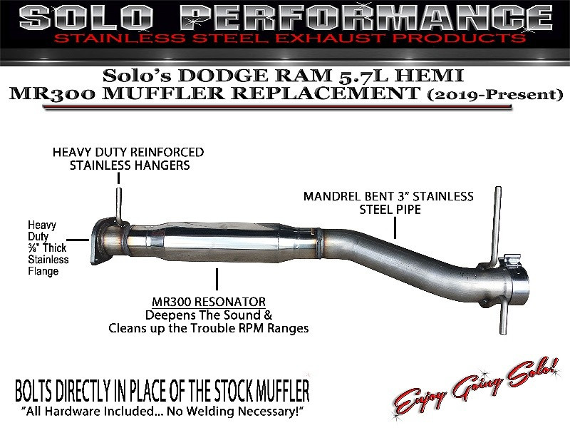 2013 ram 1500 muffler delete kit