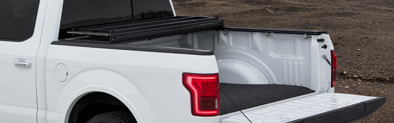 LOMAX Hard Tri-Fold Cover for 2016-2022 Toyota Tacoma 6ft Bed