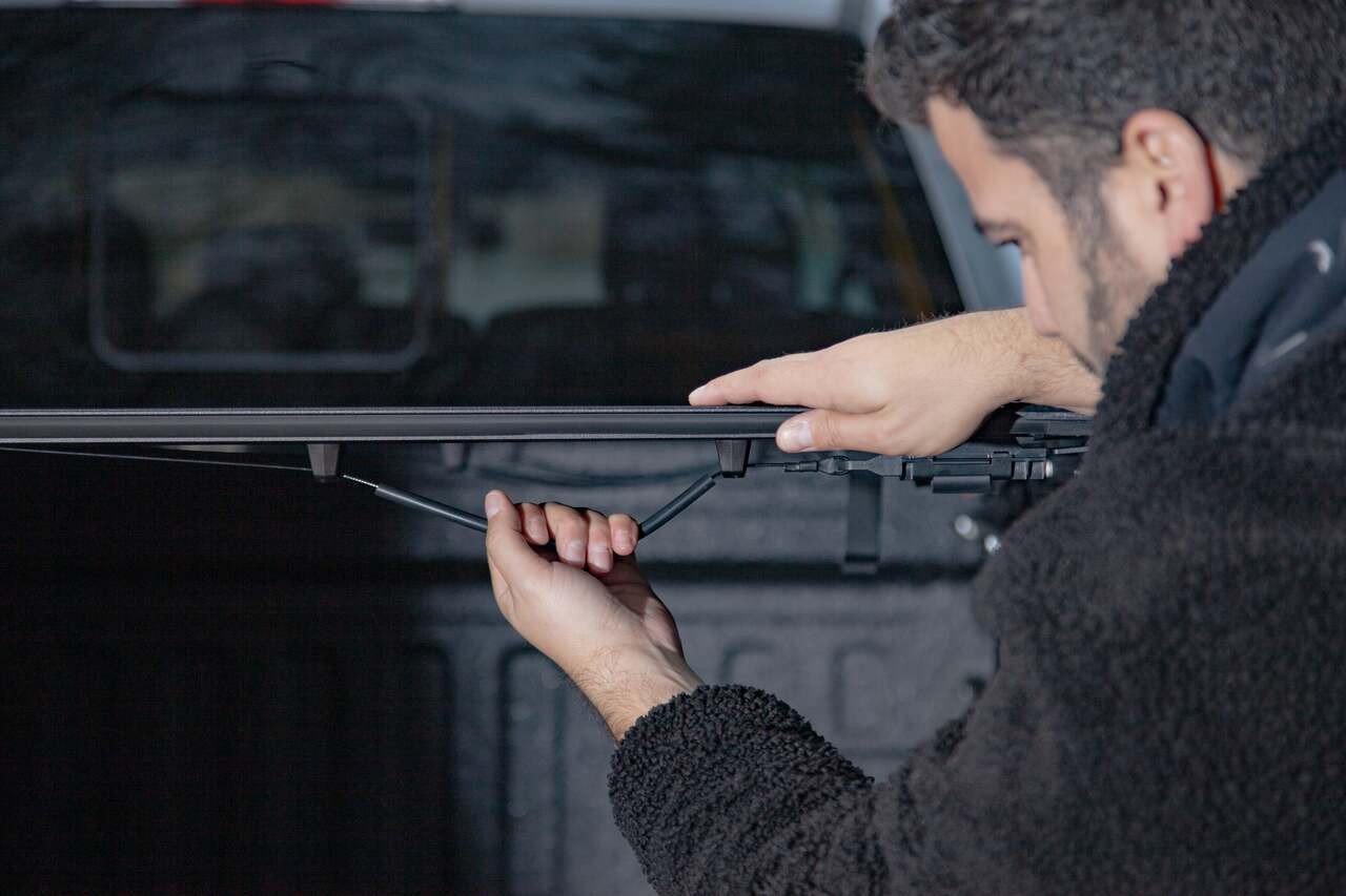 Worksport AL4 Flip-Up Trifold Hard Cover 2024-2025 Toyota Tacoma 5'1" bed Worksport AL4 Flip-Up Trifold Hard Cover 2024-2025 Toyota Tacoma 5'1" bed