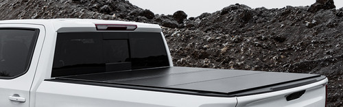 LOMAX Hard Tri-Fold Cover for 2016-2022 Toyota Tacoma 5ft Bed