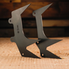 3-POINT WESTCOAST SAW® FELLING DOGS These 3-point felling dogs (bumper spikes) are made from a proprietary ultra-high strength steel. With a longer center dog that lines up with the chain kerf, this design offers better articulation and a smoother, more effortless cut. Made in the USA.