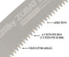SILKY ZUBAT BLADE REPLACEMENT 240MM