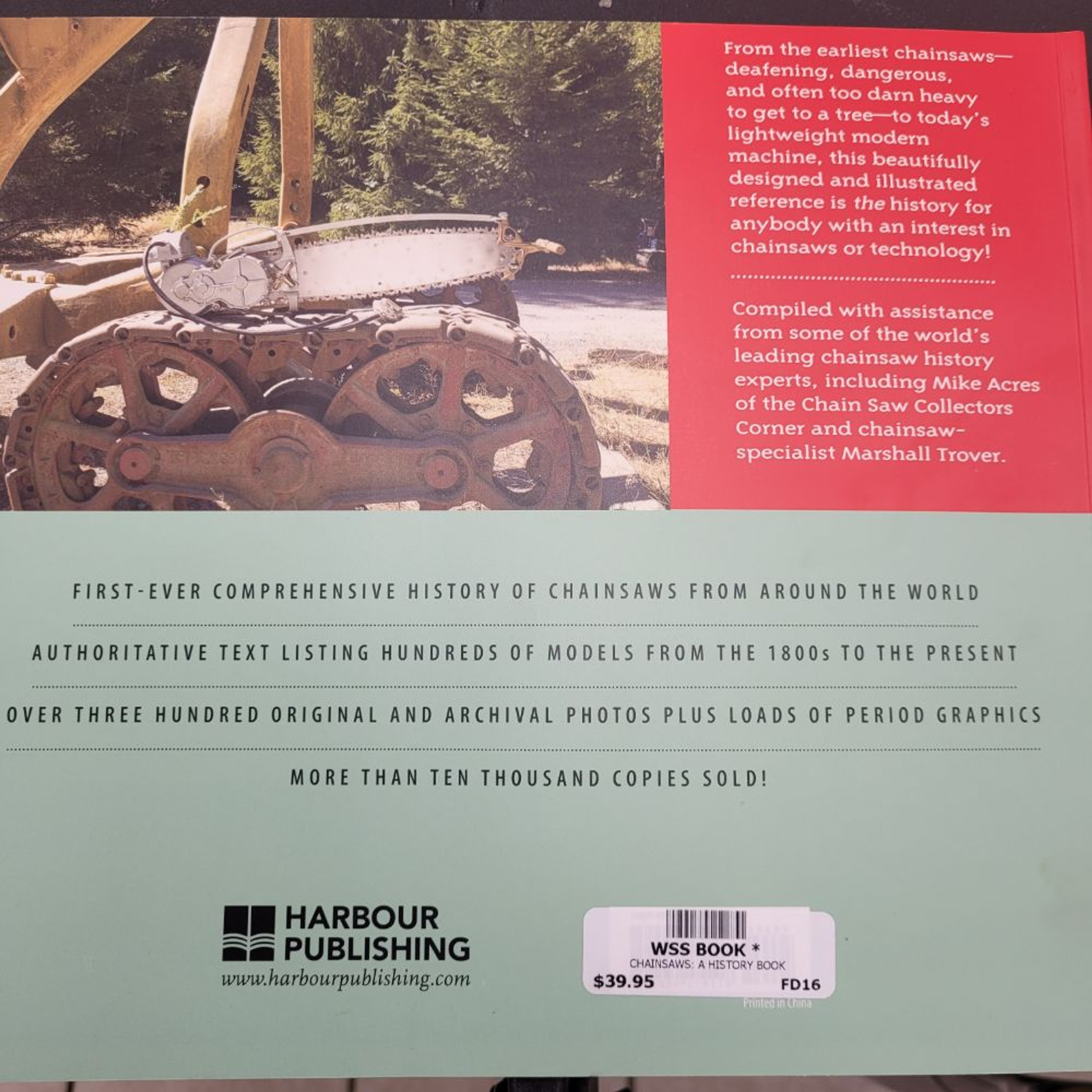 CHAINSAWS A HISTORY BOOK