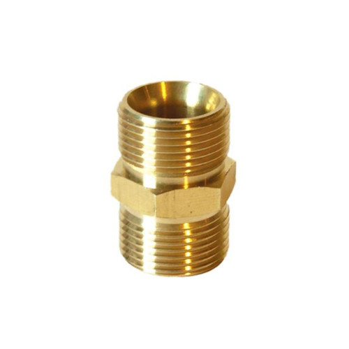 M22 MALE X MALE BRASS FITTING