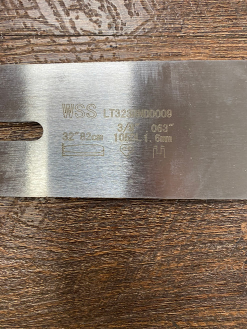 WALKER'S SAW SHOP HUSQVARNA LIGHT BAR 32" .063 3/8 105DL