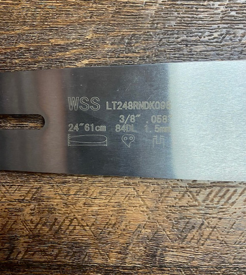 WALKER'S SAW SHOP HUSQVARNA LIGHT BAR 24" .058 3/8 84DL SMALL MOUNT