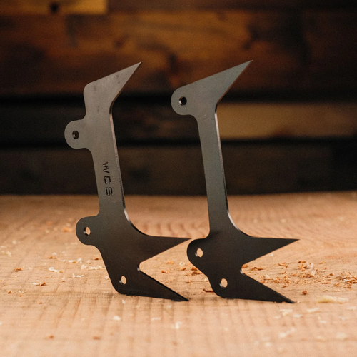 3-POINT WESTCOAST SAWÂ® FELLING DOGS These 3-point felling dogs (bumper spikes) are made from a proprietary ultra-high strength steel. With a longer center dog that lines up with the chain kerf, this design offers better articulation and a smoother, more effortless cut. Made in the USA.