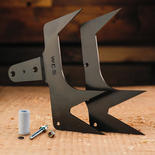 3-POINT WESTCOAST SAWÂ® FELLING DOGS These 3-point felling dogs (bumper spikes) are made from a proprietary ultra-high strength steel. With a longer center dog that lines up with the chain kerf, this design offers better articulation and a smoother, more effortless cut. Made in the USA.