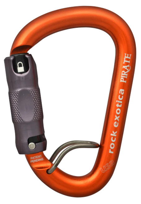 ROCK EXOTICA PIRATE WIRE EYE AUTO-LOCK CARABINER