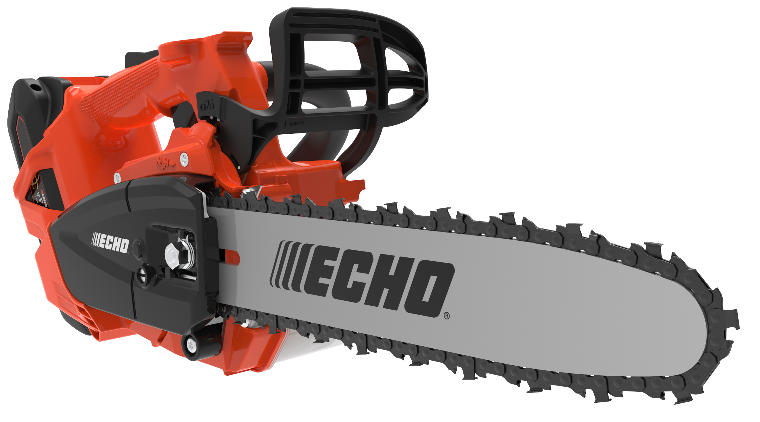 ECHO DCS2500T 12" 56V TOP HANDLE BATTERY CHAINSAW with 2.5ah battery and charger)