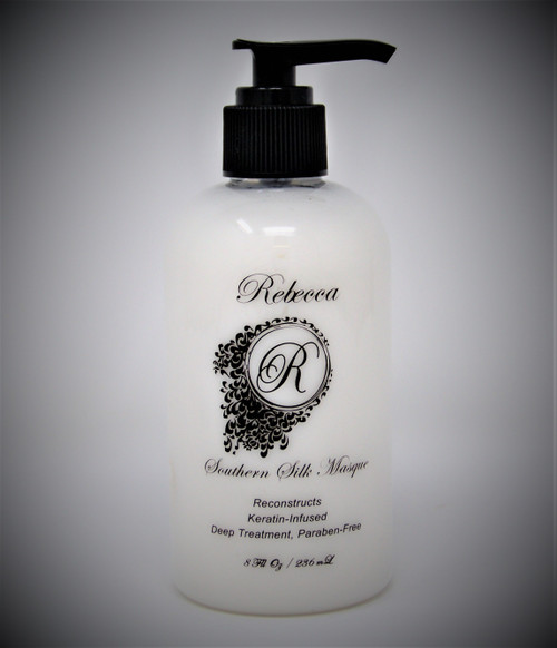 Fortified with Keratin and a blend of nutrients that will help repair, rejuvenate and rebuild elasticity. Leaves the hair deeply nourished for improved resilience and luster. Long lasting conditioning benefits, leaving hair silky-smooth and shiny without weighing it down. 