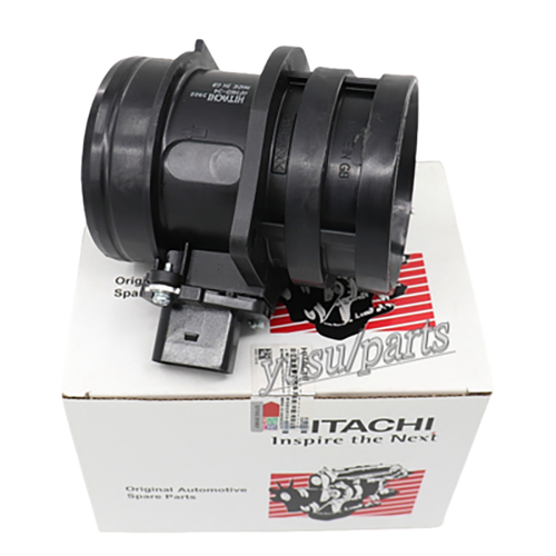 HITACHI VW Passat Tiguan Scirocco Golf Bettle Audi A3 A4 A5 Q7 TT Skoda Octavia Superb Air Mass Sensor 06J906461B