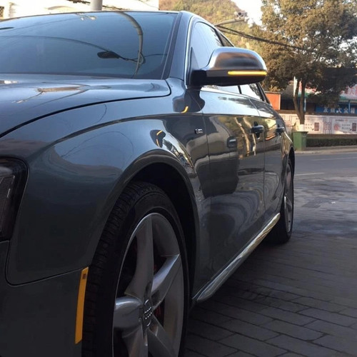 Audi Q3 SQ3 2012-2015 A6 S6 C6 4F 2008-2011 A5 S5 B8 8K 2007-2009 A4 S4 B8 8K 2008-2012 Matt Chrome Sliver Mirror Caps BF580