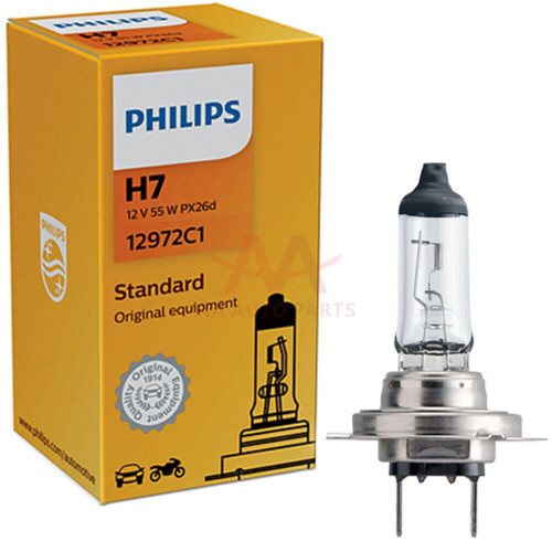 10* Genuine Philips H7 Standard 12V 55W  12972C1