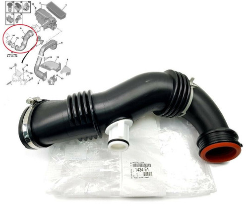 Genuine Fiat 1.6 HDi Turbine Turbo Hose Pipe 9687883680