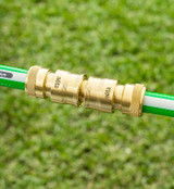 18mm Hi-Flo Brass 2-End Coupler