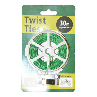 Green Twistie - 30m Reel with Cutter