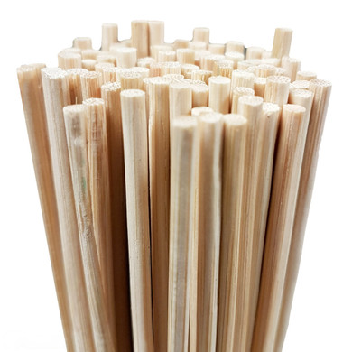 Bamboo Flower Sticks Waxed 30cm