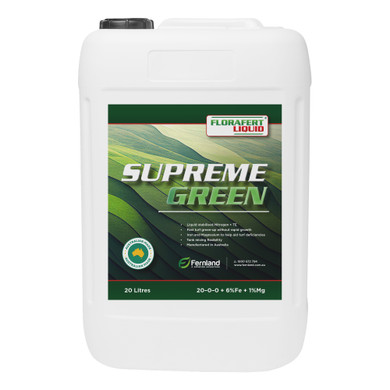 Supreme Green 20-0-0 +6%Fe | Liquid Fertiliser