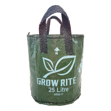 XHD Woven Plastic Plant Bag with 2 Handles, 25L