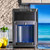 As pictured, our Global Water Bluline G5CTRO Countertop 4 Stage Reverse Osmosis Bottleless Water Cooler adorns a kitchen.