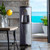 As pictured, our Global Water Bluline G3RO Floor Model 4 Stage Reverse Osmosis Bottleless Water Cooler is a healthy hydration centerpiece.