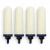 Our Sertodo Sana Vida Ayurvedic Copper Gravity Water Filter System Premier Set includes 4 Aquacera Cerametix Filters