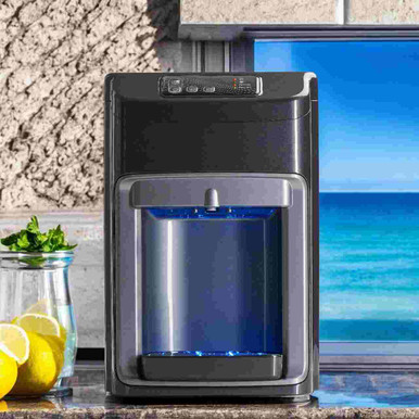 Global Water Bluline G5CTRO Countertop 4 Stage Reverse Osmosis Hot Cold Ambient Bottleless Water Cooler