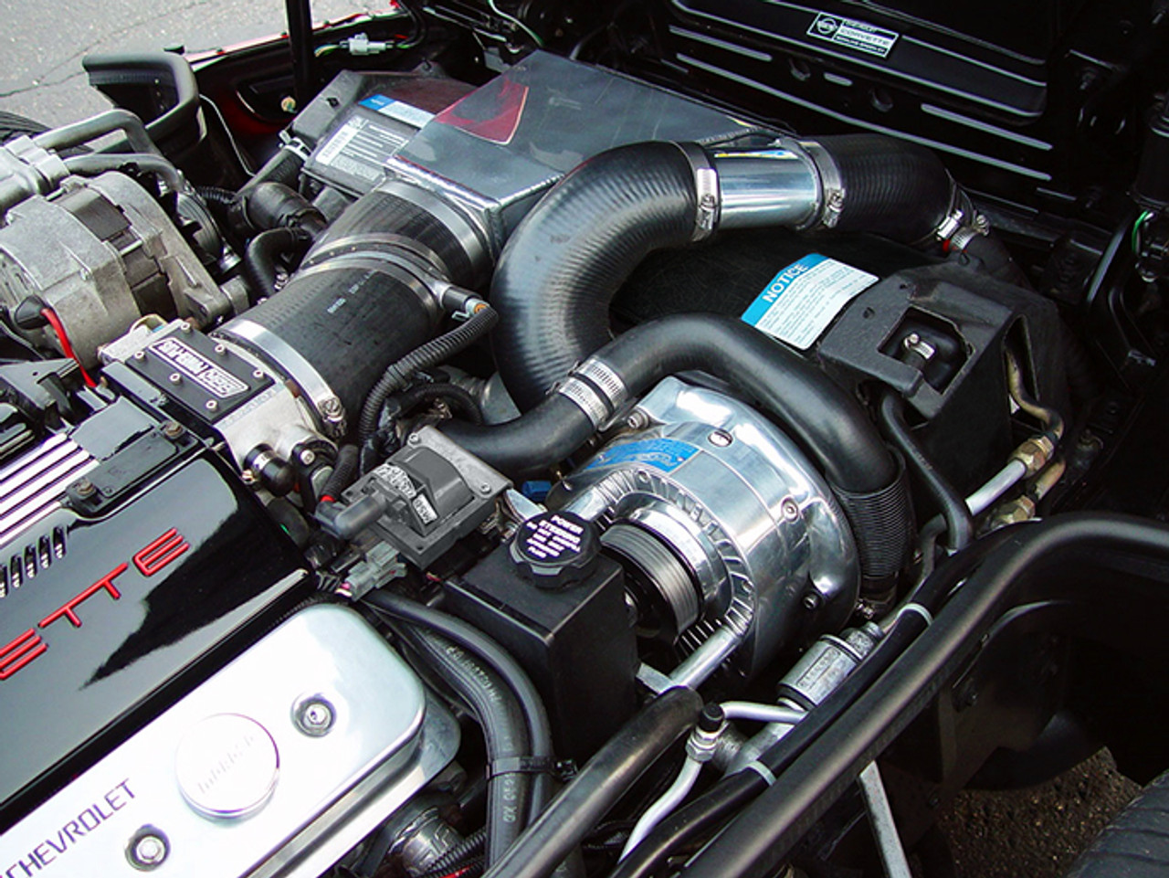 1992-96 Corvette C4 (LT1, LT4) Supercharger Kit Intercooled Botello  Dynamic Engineering (BDE) Systems LLC