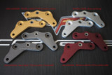 BDE-Systems 1988-1996 Corvette C4 Adapter Brackets for C5/C6 Brakes - Shows all finishes