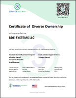 BDE-Systems LLC: SupplierGateway and Small Business Adminitration Certified Business