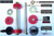 BDE-SYSTEMS - C5 Corvette, 1997-2004 Complete Lowering, Adjustable Suspension Kit: RED Bushings (14pc Set)
