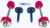BDE-SYSTEMS - C5 Corvette, 1997-2004 Complete Lowering, Adjustable Suspension Kit: RED Bushings (14pc Set)
