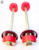 BDE-Systems LLC Corvette C2 & C3 Lowering Kit, 1963-1982 Model Years - RED BUSHINGS