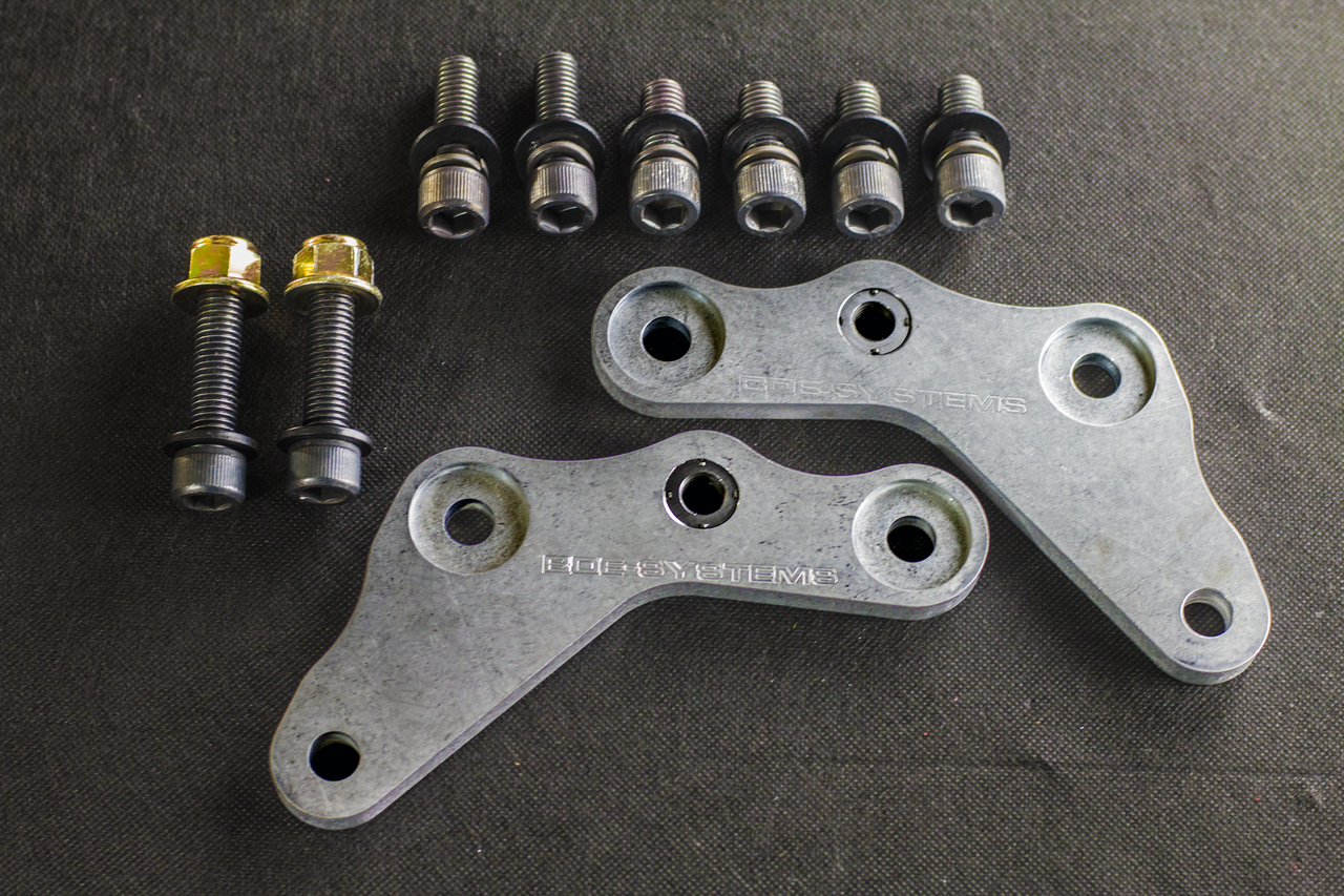 19881996 Corvette C4 Adapter Brackets for C5/C6 Brakes Botello