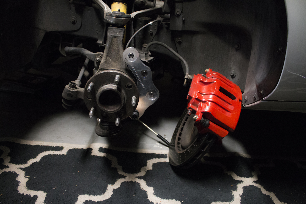 19881996 Corvette C4 Adapter Brackets for C5/C6 Brakes Botello