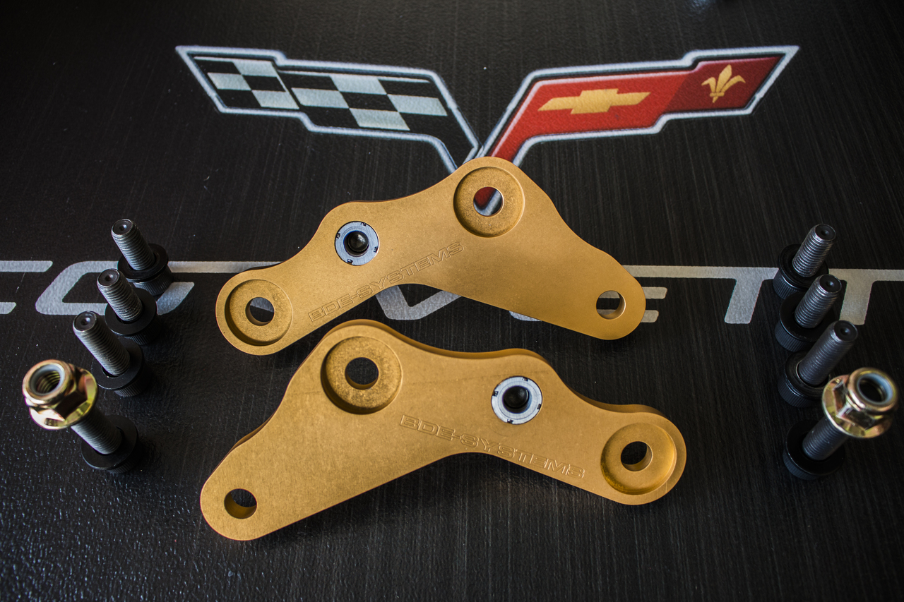 19881996 Corvette C4 Adapter Brackets for C5/C6 Brakes Botello