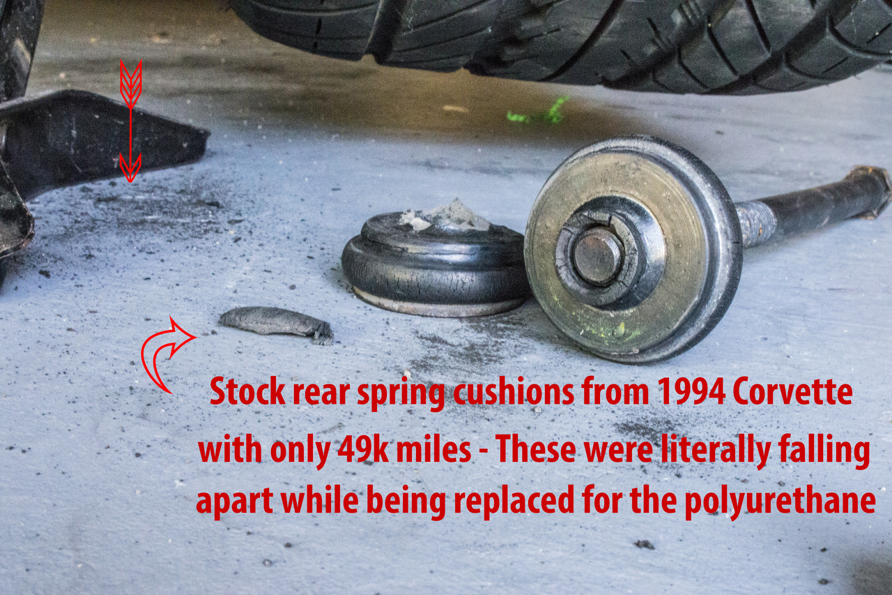 19841996 Corvette C4 Rear Lowering, Essentials Kit (8pc Set) Botello