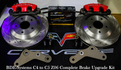 BDE-Systems 1988-1996 Corvette C4 to C5 Z06 Complete Brake Kit 