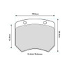 PBS Honda Civic Type R FK2/ FK7/FK8 TCR Rear Pad 0820