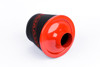 RAMAIR Large Foam Filter Aluminium Base 70mm OD Red with Silicone Coupler